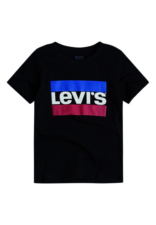 Levis SPORTSWEAR LOGO - T-shirt manica corta nera Nero