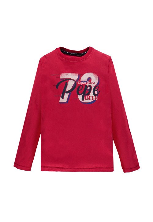 Pepe Jeans Long sleeves t-shirt Red