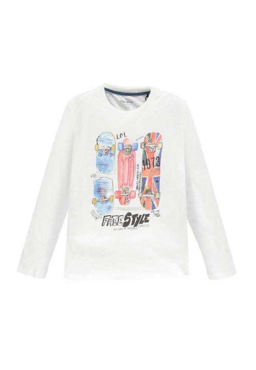 Pepe Jeans T-shirt Thrys Pepe Jeans Bianco