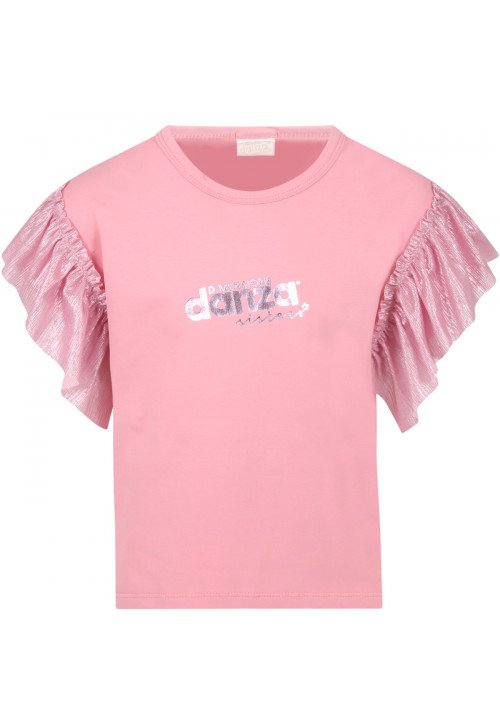 Dimensione Danza T-shirt manica corta Bambina Rosa