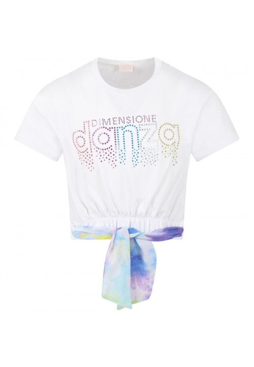 Dimensione Danza T-shirt manica corta Bambina Bianco