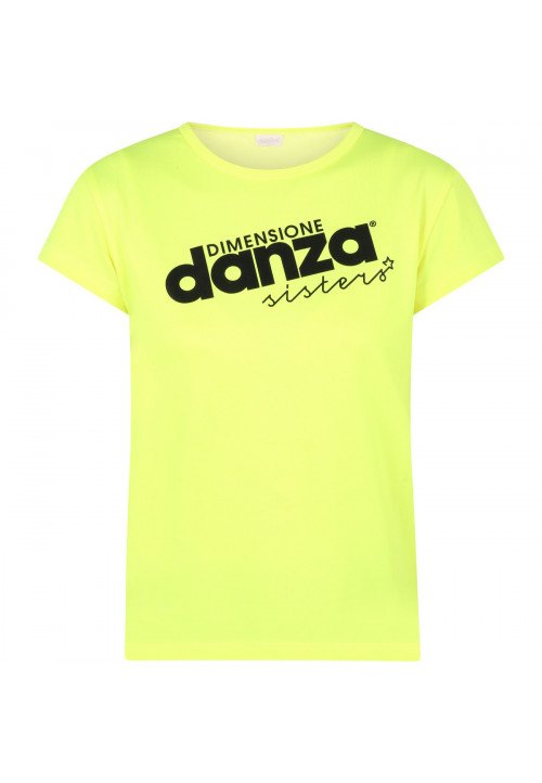 Dimensione Danza Short sleeve t-shirt Yellow