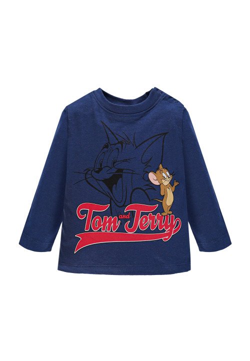 Warner Bros T-Shirt manica lunga Tom&Jerry blu Blu