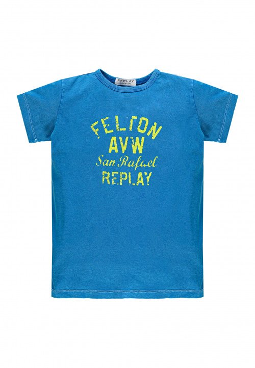Replay Short sleeve t-shirt Light Blue | sb7301-180