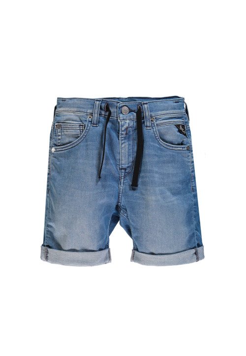 Replay Shorts Bambino di Jeans Azzurro