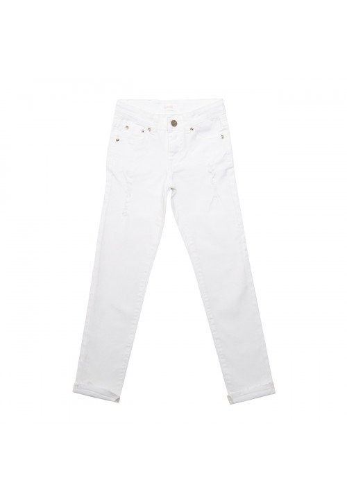 Gaudì Denim trousers White