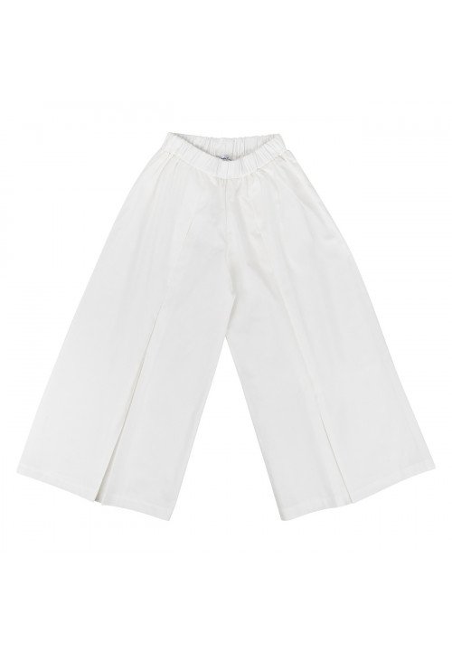 Piccola Ludo Pantaloni lunghi Bambina Bianco