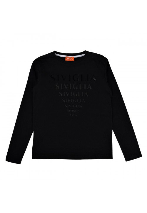 Siviglia Long sleeves t-shirt Black