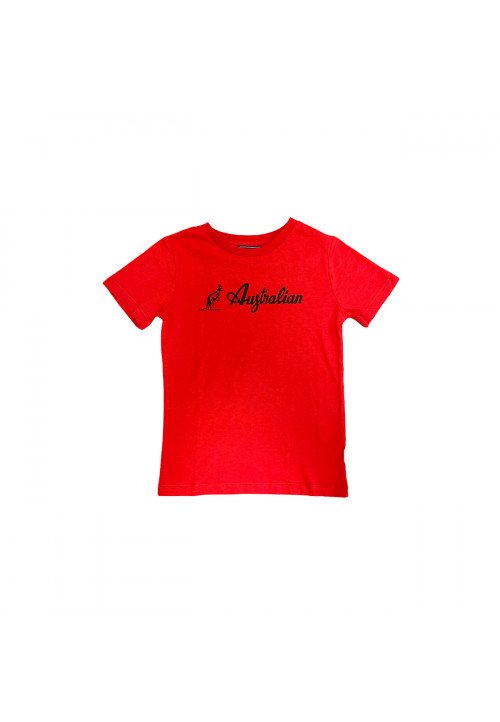 Australian T-shirt manica corta Bambino Rosso