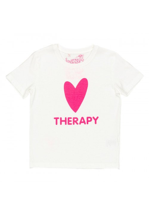 Love Therapy T-shirt manica corta Bambina Bianco
