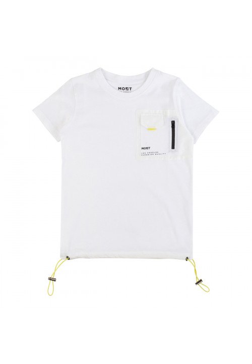 Most Los Angeles T-shirt manica corta Bambino Bianco