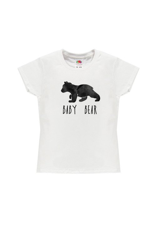 Fantaztico T-shirt bambina bianca Baby Bear Bianco