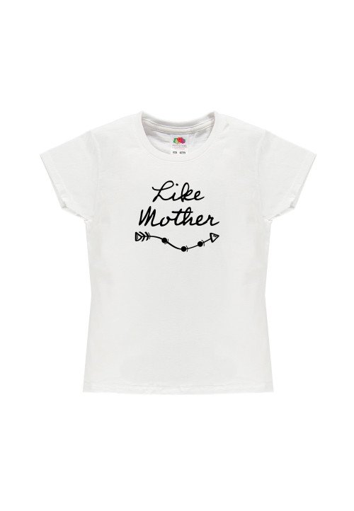 Fantaztico T-shirt bambina bianca Like Mother Bianco