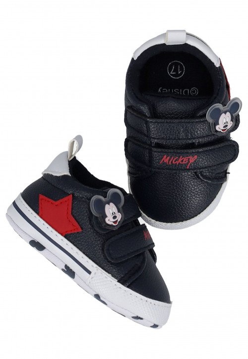 Sneaker Mickey Mouse In Eco-Pelle 