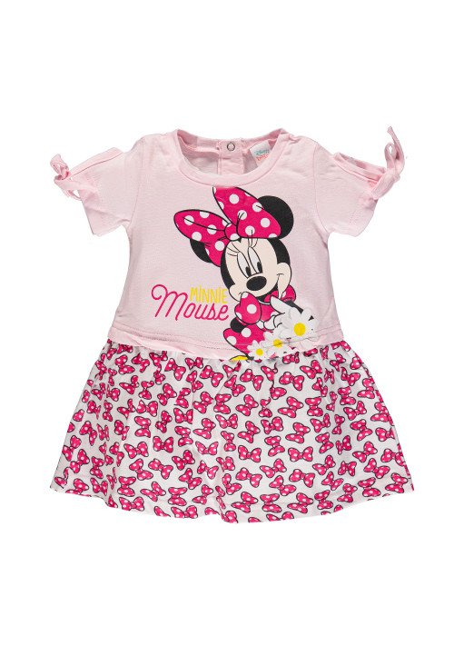 Disney Abito Minnie neonata in jersey Rosa