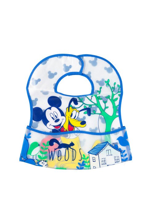 Disney Bavaglino in spugna plastificata Topolino Azzurro Azzurro - Abbigliamento da neonato