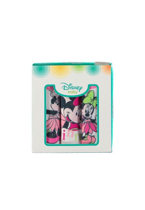 Disney Set da regalo-3 bavette assortite Minnie Rosa