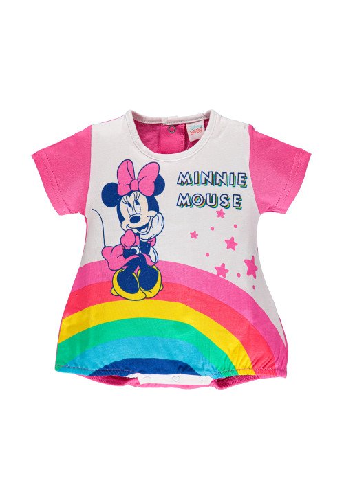 Disney Pagliaccetto neonata Minnie arcobaleno Rosa