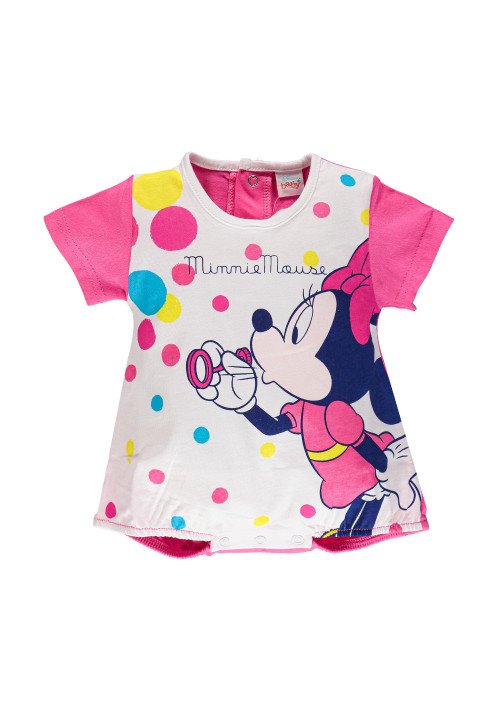 Disney Pagliaccetto neonata Minnie bolle di sapone Rosa