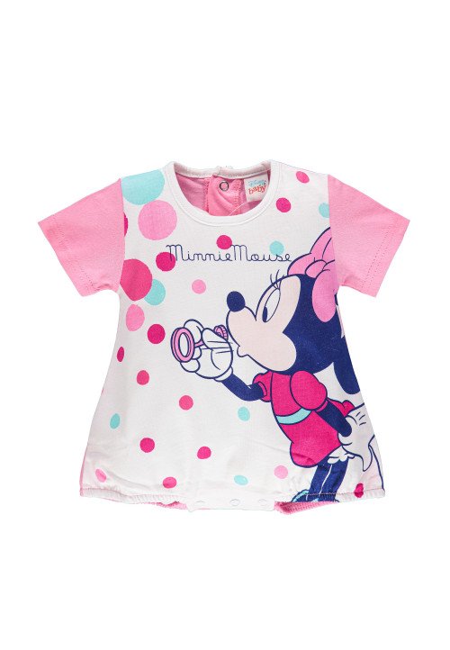Disney Pagliaccetto neonata Minnie bolle di sapone Rosa