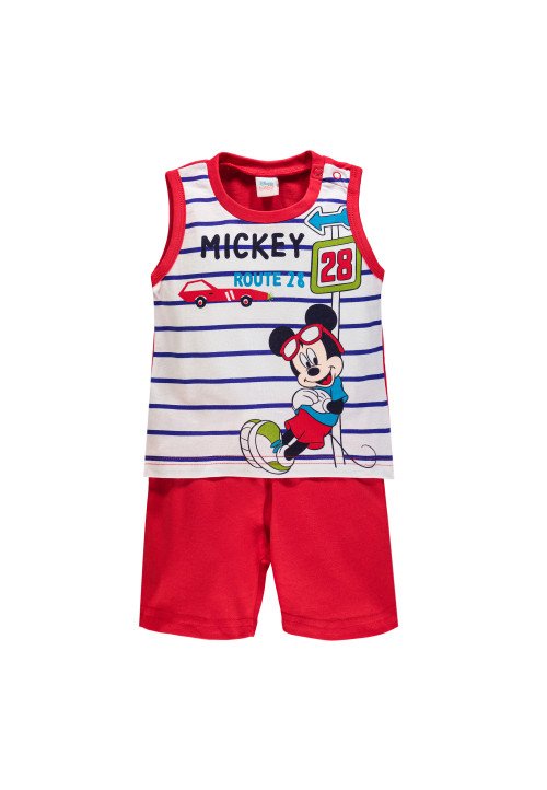 Disney Cotton jersey outfits Red