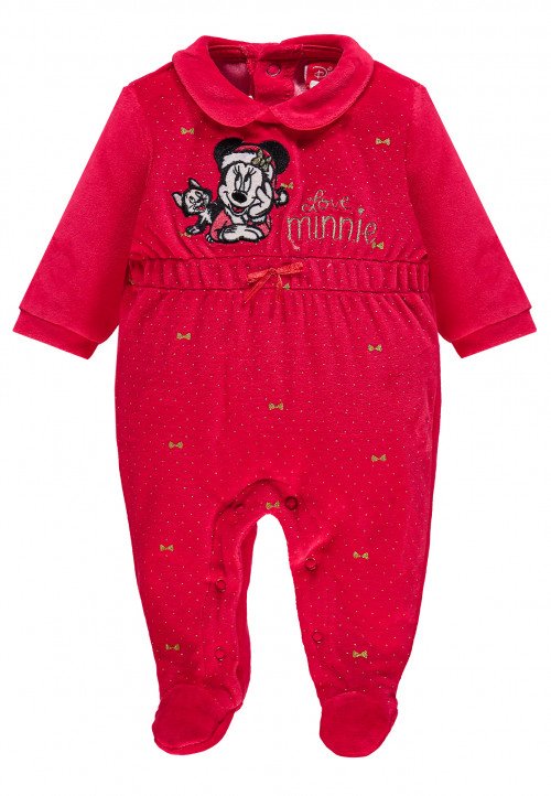 Disney Cinille Babygrows Red