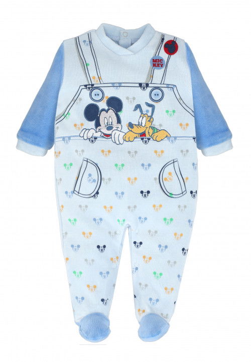 Disney Cinille Babygrows Light Blue