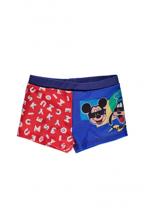 Disney Costume boxer Lycra Mickey Mouse Rosso